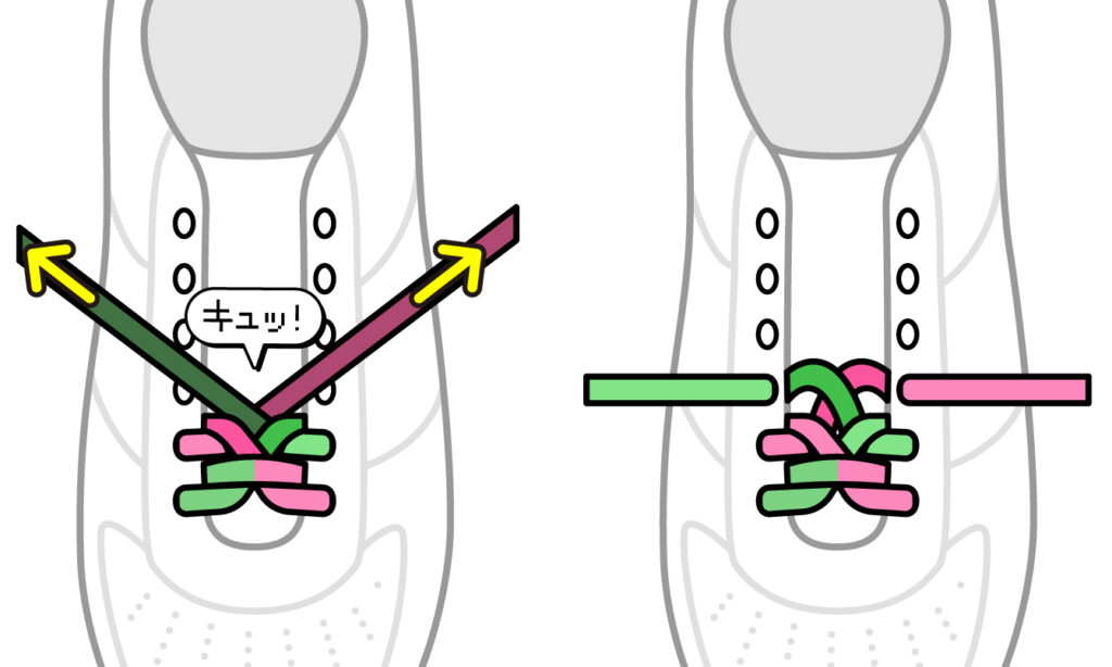 ジッパーの結び方3